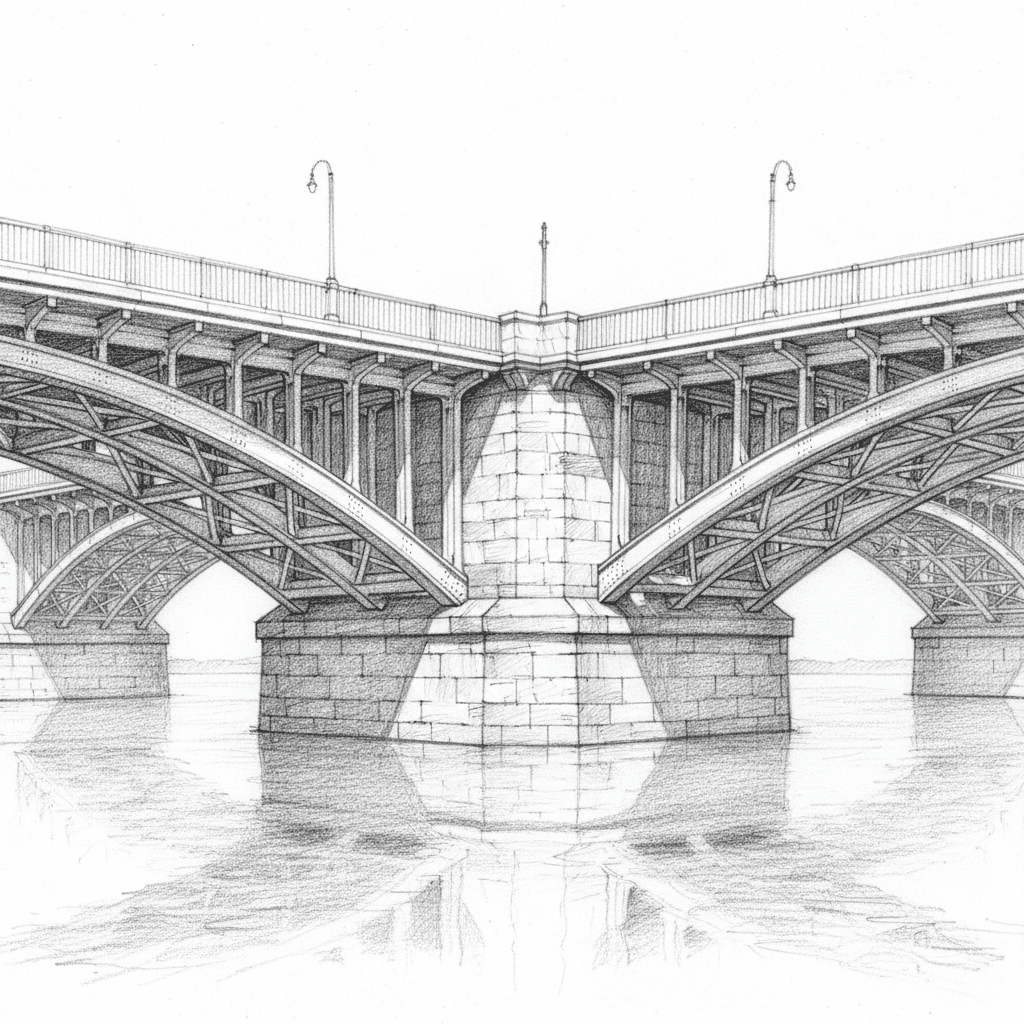 Bridge - hard sketch drawing idea