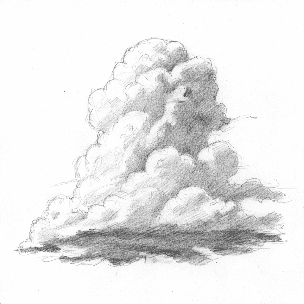 Cloud (Sketch) - hard sketch drawing idea