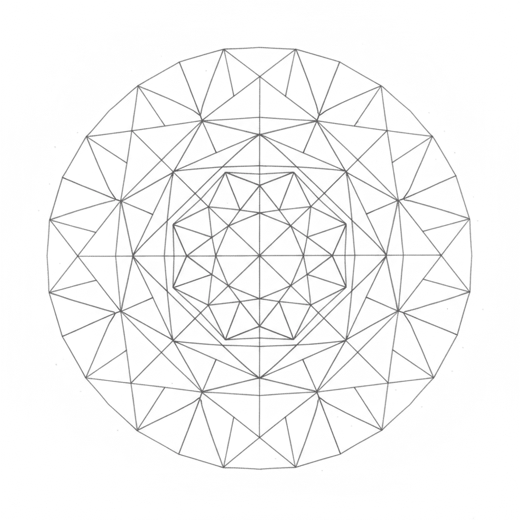 Geometric Pattern - easy sketch drawing idea