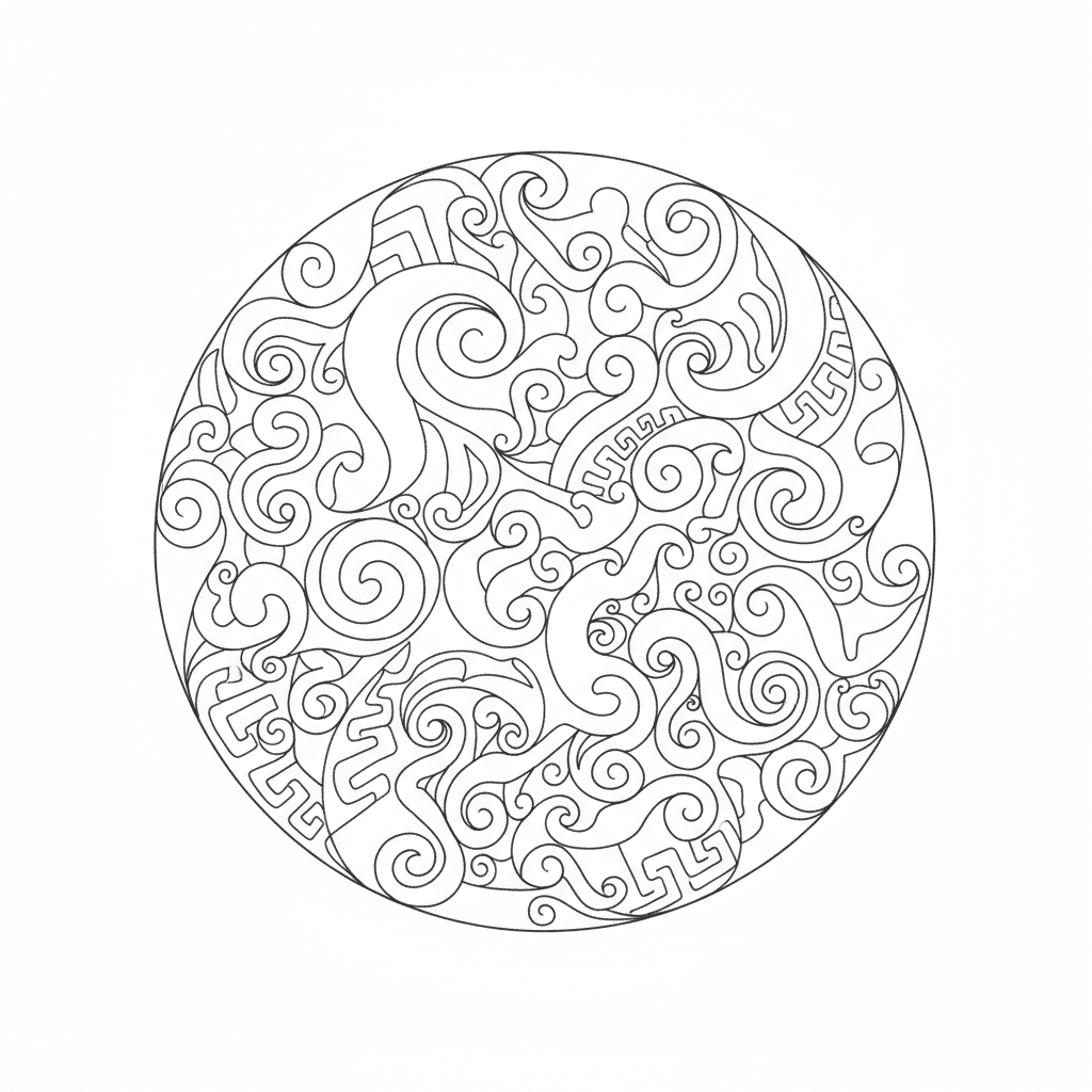 Zentangle - easy sketch drawing idea