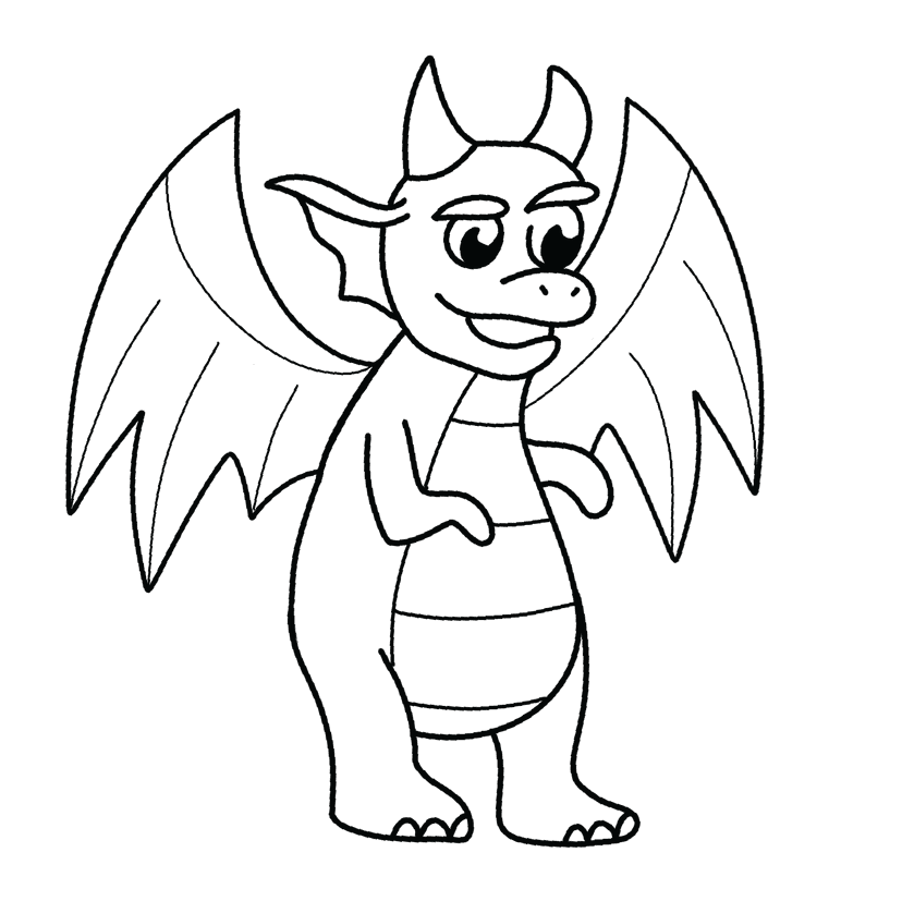 Dragon - hard realistic drawing idea