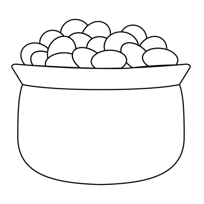 Pot of Gold - easy cartoon drawing idea