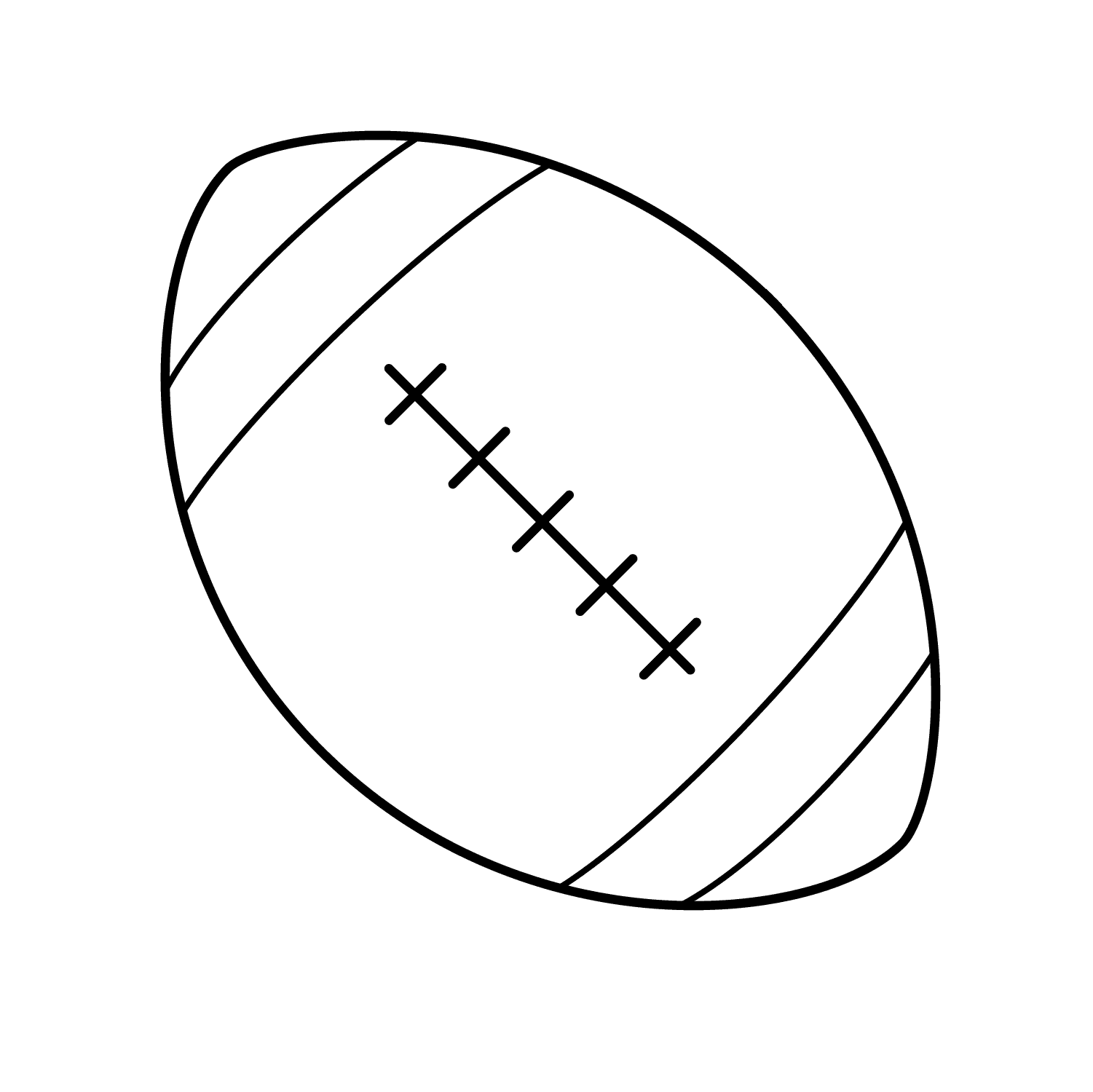 Football - easy realistic drawing idea for objects