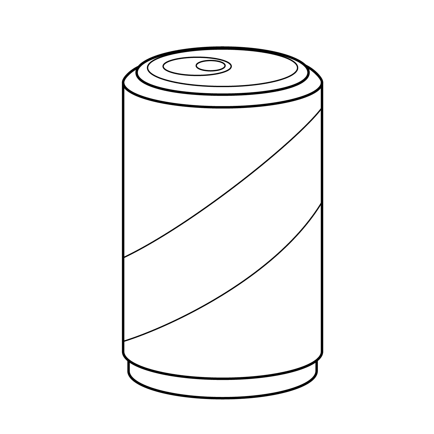 Soda - easy cartoon drawing idea for objects