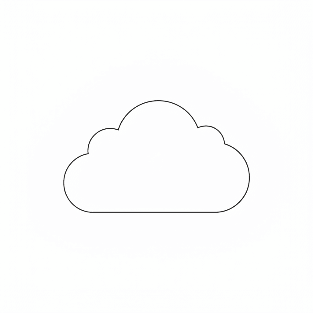 Cloud (Sketch) - easy sketch drawing idea for nature