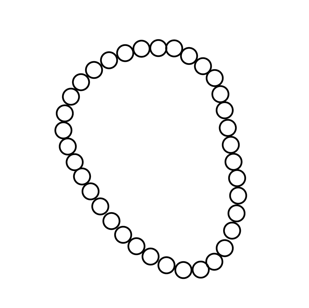 Necklace - medium line-art drawing idea for objects