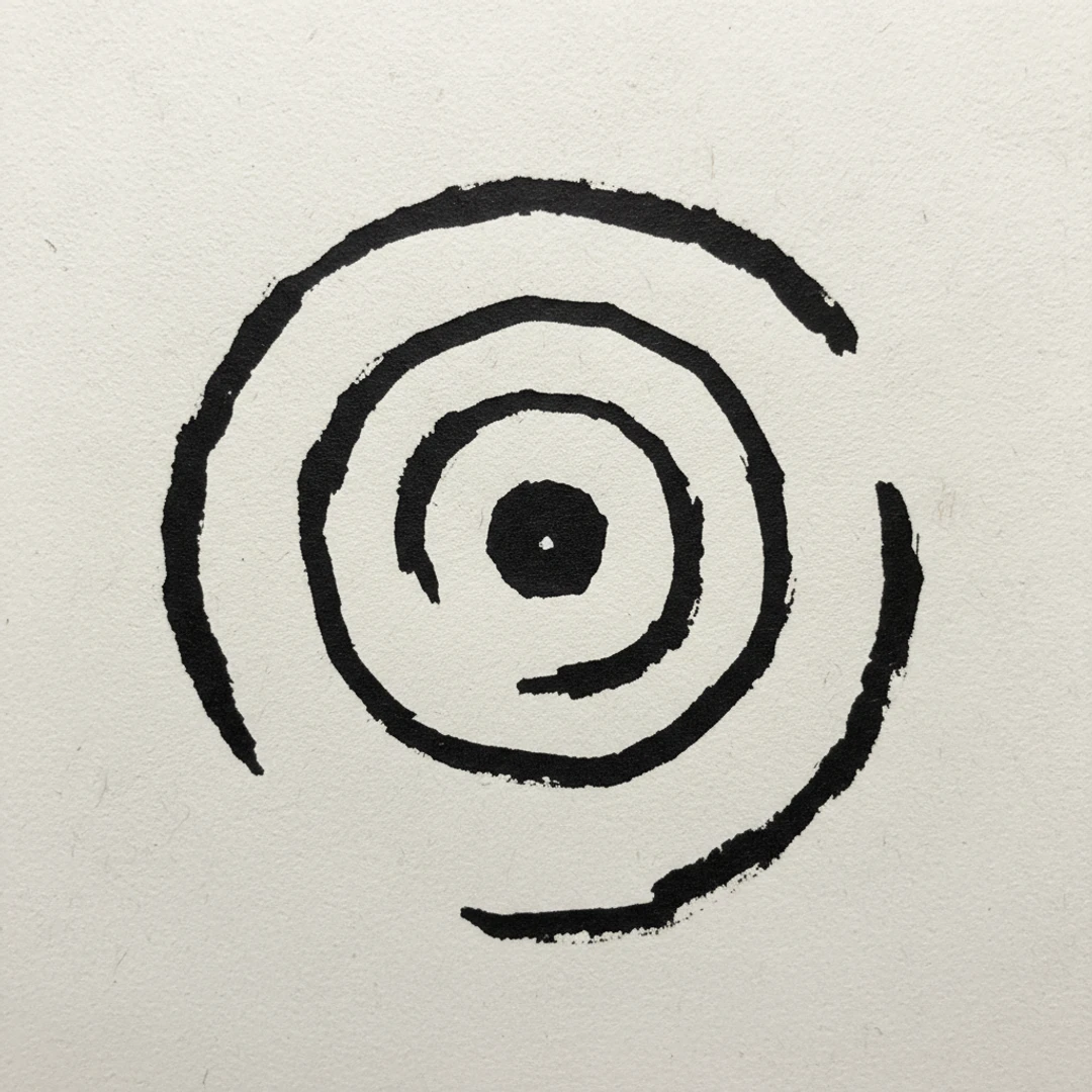 Spiral Pattern with Marker Pen - easy marker drawing idea