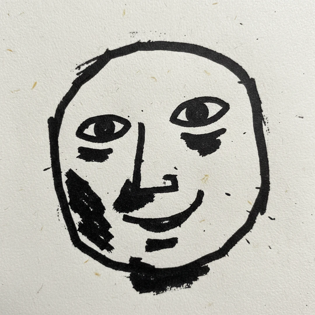 Simple Portrait - easy marker drawing idea